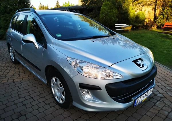 Peugeot 308 cena 19200 przebieg: 204100, rok produkcji 2010 z Okonek małe 781